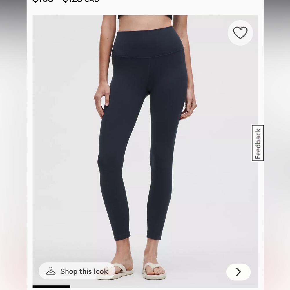 Lululemon Align True Navy 25”